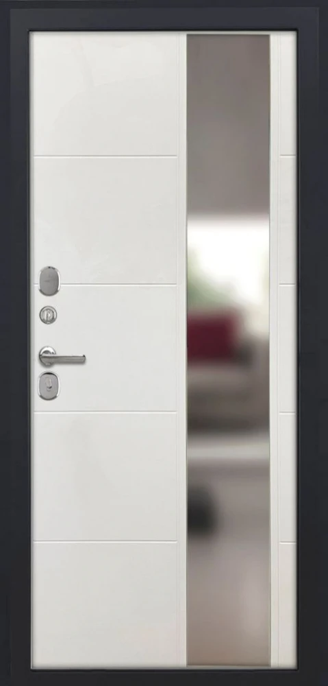 Входная дверь ДвериПРО Модель Л-48 ФЛЗ-649 Капучино (зеркало) DPRO222332 внутренняя сторона