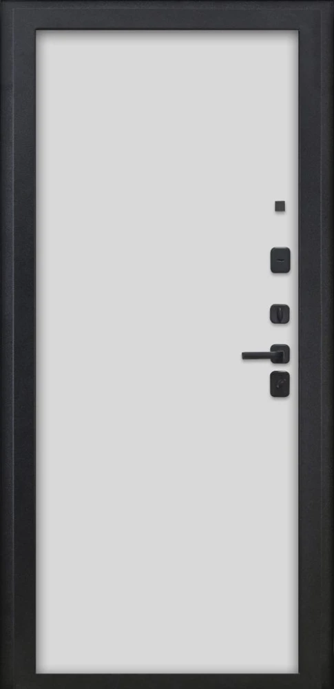 Входная дверь ДвериПРО Л-45 Гладкая Белый матовый DPRO222381 внутренняя сторона